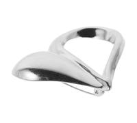 EXAOMBLE Elegante Kleine Herz Anstecknadel aus Edelstahl in Silber Kreative Hohle Herzbrosche Langlebig und Tragbar Geschenk für Besondere Anlässe Wie Muttertag oder Valentinstag