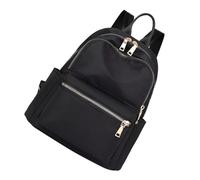 EXAOMBLE Eleganter Damenrucksack aus Oxford Stoff Leichter und Geräumiger Schul und Einkaufstasche Modischer Schwarzer Rucksack für Alltag und Freizeit Zufällige Farbe