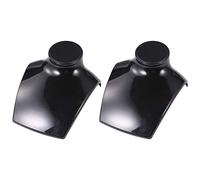 EXCEART Schmuck Display Modell 2Pcs Halskette Kette Büste Schmuck Büste Displayhalter Stand Ohrring Büste Schmuck Display Halter (Schwarz) Hals Kette Display Halter
