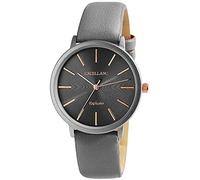 Excellanc Armbanduhr Damen Grün Schwarz Bunt | Ausgefallene Damenuhr mit Lederarmband | Armbanduhr Frauen außergewöhnlich - Chocomoon-Stil Bunte Uhren Damen