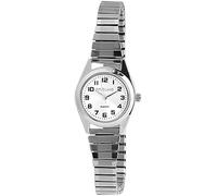 Excellanc Armbanduhr Damen Silber Edelstahl Analog | Damenuhr mit großem Ziffernblatt & Zugarmband für Senioren | Damenarmbanduhr klassisch blau Silber - Quarzuhr günstig