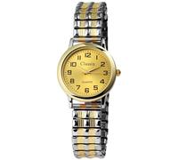 Excellanc Clasixx Damenuhr analog - Quarzwerk aus Edelstahl - Bicolor - Ø 28 mm - Armband 17 cm - Bandbreite 14 mm - Elegant & alltagstauglich