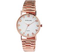 Excellanc Damen-Uhr Edelstahl Zugband Analog Quarz 1700066 (roségoldfarbig)