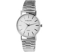 Excellanc Damen-Uhr Edelstahl Zugband Analog Quarz 1700066 (silberfarbig)