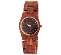 Excellanc Damen - Uhr Sandelholz Holzarmband Holzuhr Armbanduhr Faltschließe Quarz 1800193