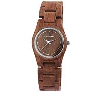 Excellanc Damen - Uhr Walnussholz Holzarmband Holzuhr Armbanduhr Faltschließe Quarz 1800193
