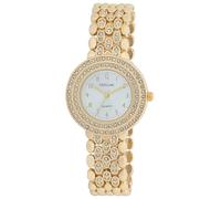 Excellanc Damenuhr aus Metall in Gold, in Einer Länge von 20.5 cm, Klassisches Design für Jede Frau