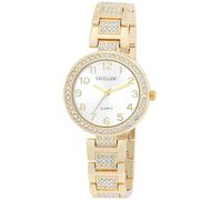 Excellanc Damenuhr aus Metall in Gold, in Einer Länge von 20 cm, Klassisches Design für Jede Frau