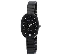 Excellanc Damenuhr aus Metall in Schwarz, in Einer Länge von 20 cm, Klassisches Design für Jede Frau