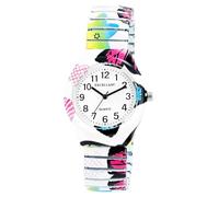 Excellanc Damenuhr aus Metall in Weiß, in Einer Länge von 19 cm, Klassisches Design für Jede Frau