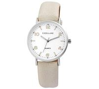 Excellanc Herren-Uhr Kunstleder Armband Dornschließe Leuchtzeiger 2900099