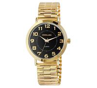 Excellanc Herren-Uhr Zugband Edelstahl Analog Quarz 2700026