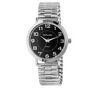 Excellanc Herren-Uhr Zugband Edelstahl Analog Quarz 2700026