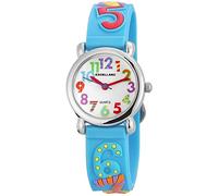 Excellanc Kinderuhr JungeArmbanduhr Kinder Analog Wasserdicht - Kinder Uhr Kinderarmbanduhr ab 3 Jahre Kids Watch (Traktor,Dino,etc) (Blau/Zahlen)