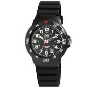 Excellanc Kinderuhr mit Silikonarmband, 10 bar (Schwarz/Schwarz)