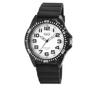 Excellanc Kinderuhr mit Silikonarmband, 10 bar (Schwarz/Weiß4)