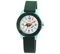 Excellanc Kinderuhr, Silikonarmband, Dinosaurier, 10 Bar, Ø 35 mm