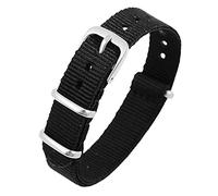 7daysin-Ersatzarmband Uhrenarmband Nylon Dornschließe Anstoßbreite 8600004 Größe in mm: 22 mm
