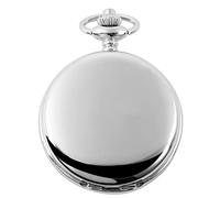 Excellanc Taschen-Skelett Uhr mit Kette Unisex Analog Mechanisch 4000021 (silberfarbig)