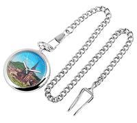 Excellanc Taschen-Uhr mit Kette Unisex Motiv Analog Quarz 4000024 (Freiburg)