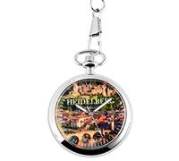 Excellanc Taschen-Uhr mit Kette Unisex Motiv Analog Quarz 4000024 (Heidelberg)