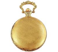 Excellanc Taschen-Uhr mit Kette Unisex Schlicht Analog Quarz 4000010 (Weiss)