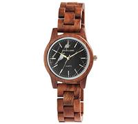 Excellanc Unisex-Holzuhr Falschließe Analog Quarz 2810008 (Walnussholz)