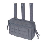 EXCELLENT ELITE SPANKER Taktische Molle Tasche EDC Admin Pouch Taschen Taktische Abwurftasche Mit Klettverschluss für Taktische Weste（Grau）