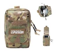 EXCELLENT ELITE SPANKER Taktische Molle Tasche Klein Nylon Gürteltasche Handytasche Taktisce Molle EDC Tasche für Sport Angeln Camping（MC）