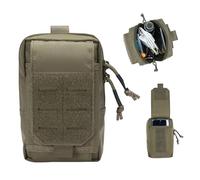 EXCELLENT ELITE SPANKER Taktische Molle Tasche Klein Nylon Gürteltasche Handytasche Taktisce Molle EDC Tasche für Sport Angeln Camping（RGN）