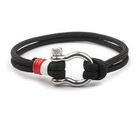 Exinox Armband, nautisch, Bügel aus Stahl, Herren und Damen, Leder, Edelstahl, Leder, Ohne Stein,