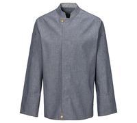 Exner 229 - Damenkochjacke Modern, Langarm, Denim, Fb. navy : navy 100% Baumwolle 269 g/m² S - S mehrfarbig 4251143976653