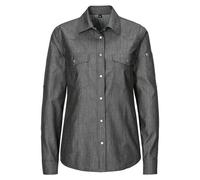 Exner 232 - Damen-Jeansbluse, tailliert, Denim : schwarz 100% Baumwolle 140 g/m² M - M schwarz 4251143976981