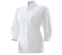 Exner 452 - Damenbluse 3/4-Arm : weiß 60% Baumwolle 40% Polyester 120 g/m² 46 - 46 weiß 4251143907190