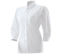 Exner 452 - Damenbluse 3/4-Arm : weiß 60% Baumwolle 40% Polyester 120 g/m² 50 - 50 weiß 4251143907213