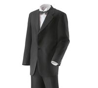 Exner 505 - Herrensakko 2-Knopf : schwarz (Business) 53% Polyester 43% Schurwolle 4% Elasthan 52 - 52 schwarz 4251143954545