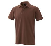 Exner 982 - Herren Poloshirt : toffee 65% Baumwolle 35% Polyester 220 g/m² 4XL - XXXXL braun 4251143928355