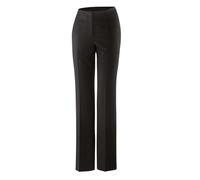 EXNER Anzughose, Tuchhose, Hüfthose, Kostümhose, Damen für Büro, Office, Beruf, Arbeit, Farbe schwarz, Größe 46