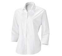 Exner Bluse tailliert 3/4-Arm Farbe weiß Größe 34 - 34 weiß 457621034