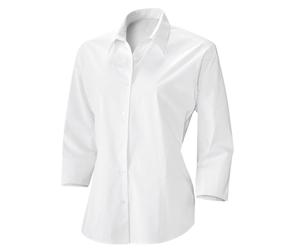 Exner Bluse tailliert 3/4-Arm Farbe weiß Größe 34 - 34 weiß 457621034