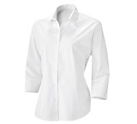 Exner Bluse tailliert 3/4-Arm Farbe weiß Größe 36 - 36 weiß 457621036