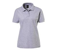 EXNER Damen Polo-Shirt für Medizin, Gastro, Freizeit, Sport, Golf, Farbe Heather Grey, Größe XL