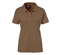 EXNER Damen Polo-Shirt für Medizin, Gastro, Freizeit, Sport, Golf, Farbe Toffee, Größe L