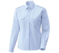 Exner Fashion Art. 458 I Pilotenbluse Langarm - Light Blue Größe 38