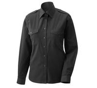 Exner Fashion Art. 458 I Pilotenbluse Langarm - schwarz Größe 42