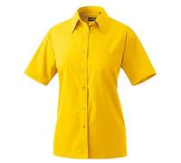 Exner Fashion Damenbluse halbarm Fb. gelb Gr. 46