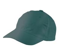 EXNER Base-Cap, Cappy, Golf-Cap, 6-Panel, für Gastronomie, Sport, Golf, Reiten, Freizeit, Arbeit, Baumwoll-Mischgewebe, Farbe flaschengrün