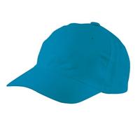 EXNER Base-Cap, Cappy, Golf-Cap, 6-Panel, für Gastronomie, Sport, Golf, Reiten, Freizeit, Arbeit, Baumwoll-Mischgewebe, Farbe türkis