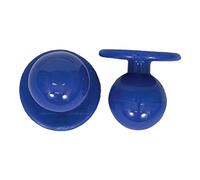 EXNER Kugel-Knöpfe, Kochjacken-Knöpfe, Motiv-Knöpfe, Farbe königsblau, in VE von 12 Stück (für 1 Kochjacke)