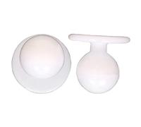 EXNER Kugel-Knöpfe, Kochjacken-Knöpfe, Motiv-Knöpfe, Farbe weiß, in VE von 12 Stück (für 1 Kochjacke)